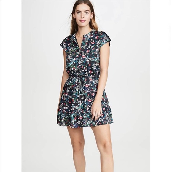Rebecca Minkoff Ollie Dress Tiered Floral Dress XS - Picture 1 of 9